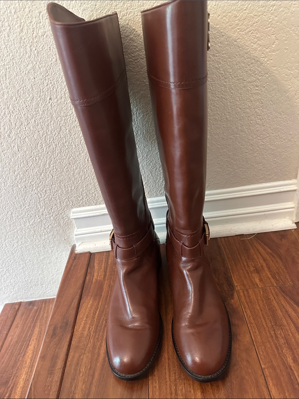 Tory  Burch Women’s Tall Boots in Brown - Classic Leather Style